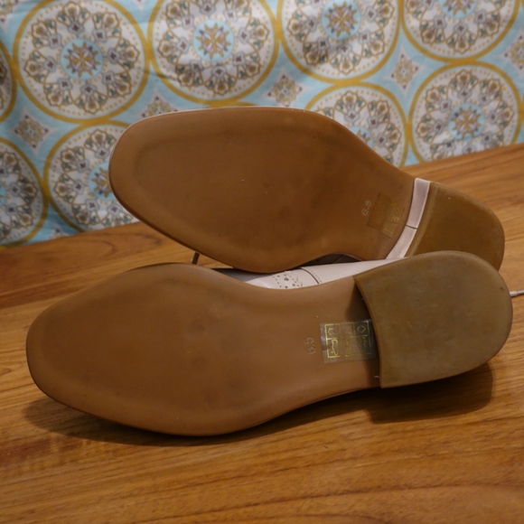 JEFFREY CAMPBELL Townie Nude Smooth Leather Wingtip Oxfords, size 6.5 - Picture 5 of 8